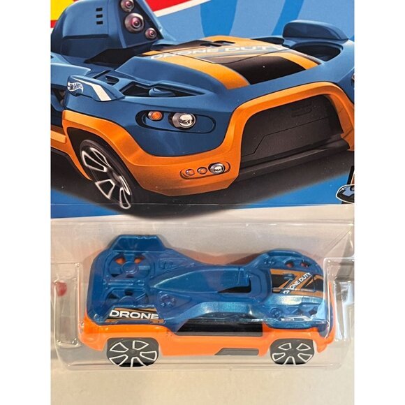 Hot Wheels Drone Duty HW Metro 2024 Blue Orange SUV 1:64 Diecast Car - Picture 4 of 6